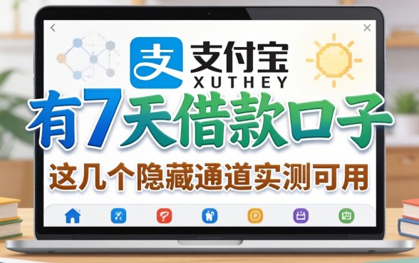 揭秘支付宝有7天借款口子，这几个隐藏通道实测可用