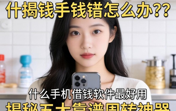 急需用钱怎么办？什么手机借钱软件最好用？揭秘五大靠谱周转神器