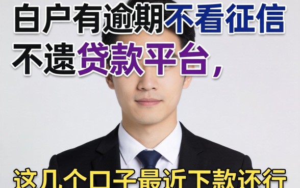 黑户有逾期不看征信的贷款平台,这几个口子最近下款还行