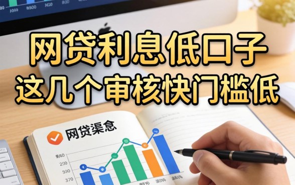 揭秘网贷利息低口子：这几个审核快门槛低的渠道