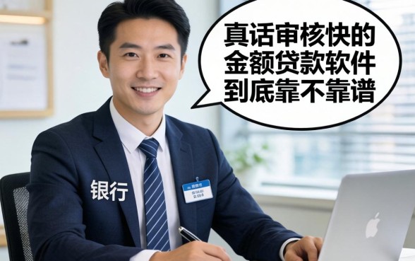 银行经理说真话:审核快的小额贷款软件到底靠不靠谱