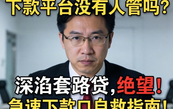 强制下款平台没有人管吗？深陷套路贷的绝望与正规急速下款口的自救指南