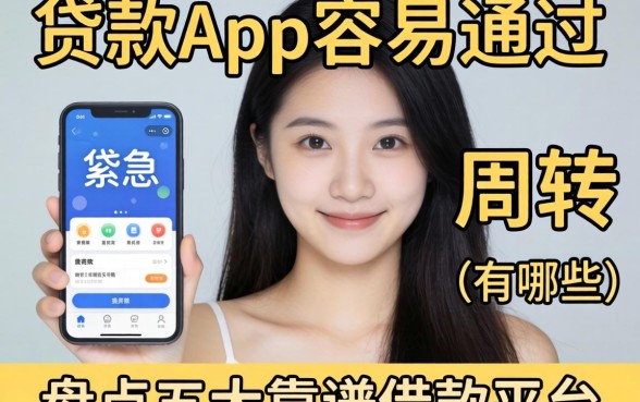 手头紧急需周转?贷款app容易通过的有哪些?盘点五大靠谱借款平台