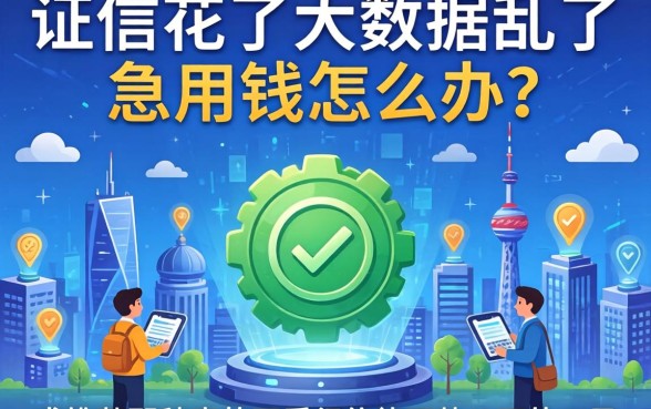 征信花了大数据乱了急用钱怎么办？求推荐那种真的不看征信能下款12万的口子！