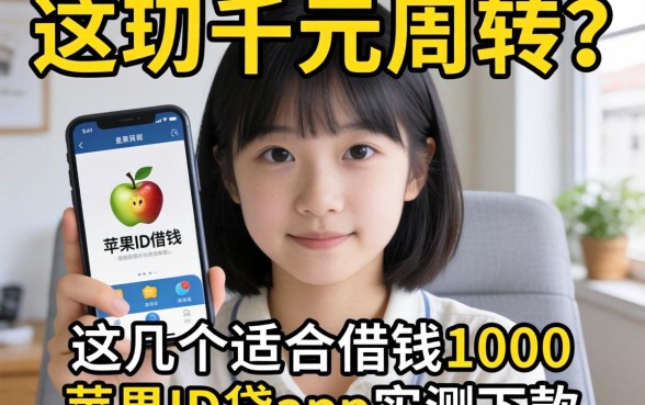 急需千元周转?这几个适合借钱1000的苹果ID贷app实测下款
