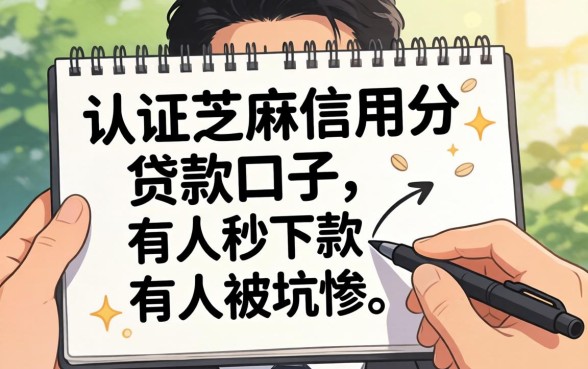 揭秘认证芝麻信用分的贷款口子：有人秒下款，有人被坑惨