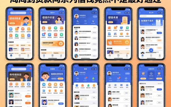 我试了十几个平台,发现和周周到贷款同系列的借钱软件竟然不是最好通过的