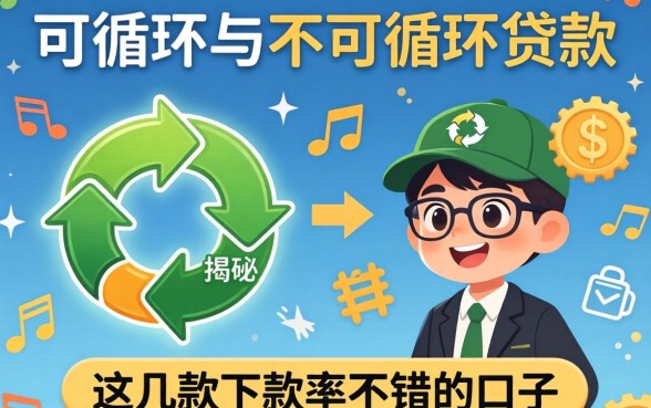 揭秘可循环与不可循环贷款：这几款下款率不错的口子