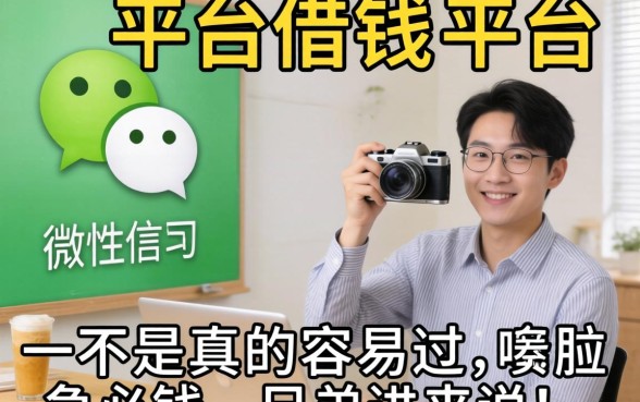 微信里借钱的平台是不是真的容易过?急用钱的兄弟进来说说真实体验