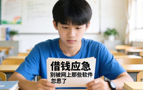 17岁想借钱应急？别被网上那些软件忽悠了