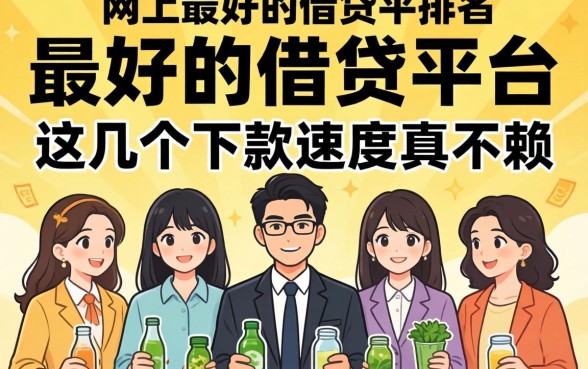 揭晓网上最好的借贷平台排名,这几个下款速度真不赖