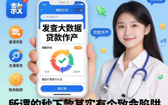 我试了那些不查大数据的贷款软件，发现所谓的秒下款其实有个致命陷阱