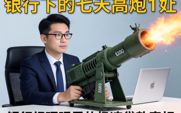 秒下的七天高炮：银行经理眼里的极速贷款真相