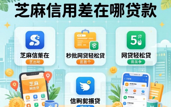 芝麻信用差在哪贷款，理出五个秒批网贷轻松贷的软件