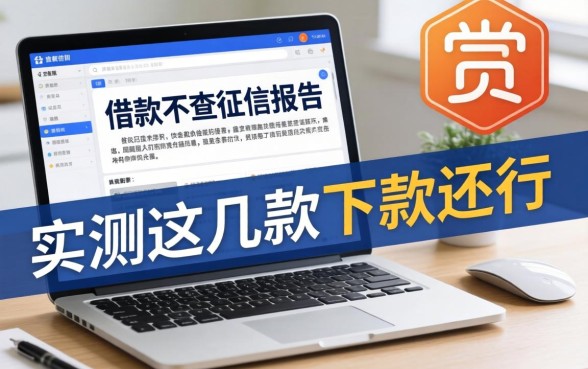 哪个软件借款不查征信报告?实测这几款下款还行