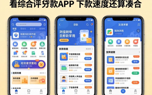 实测几款不看综合评分的贷款app，下款速度还算凑合