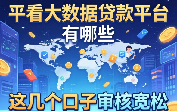 揭秘不看大数据的贷款平台2026有哪些，这几个口子审核宽松