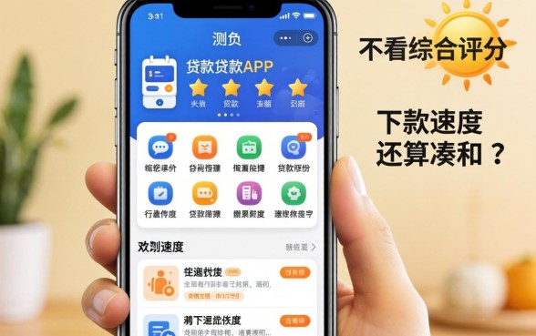 实测几款不看综合评分的贷款app，下款速度还算凑合