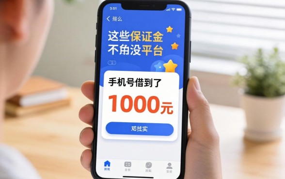 我用新手机号借到了1000元，这些不用保证金的平台其实没那么难找
