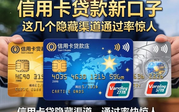 揭秘信用卡的贷款新口子：这几个隐藏渠道通过率惊人