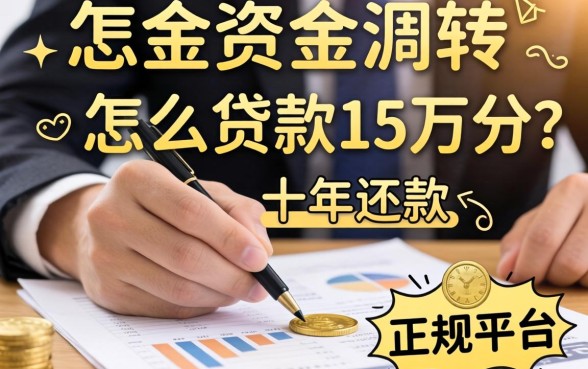 急需资金周转怎么贷款15万分十年还款？正规平台推荐与避坑指南全解析