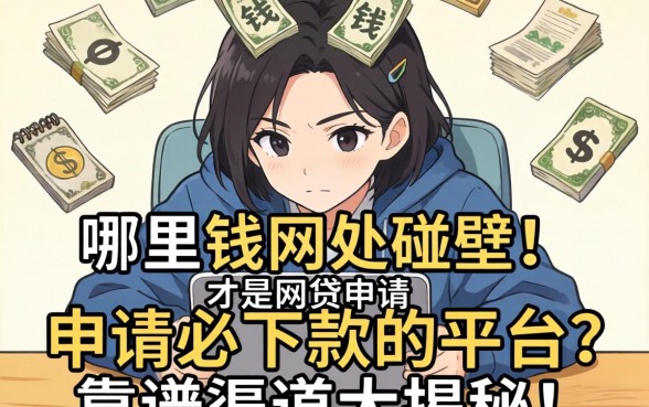 急需用钱四处碰壁？哪里才是网贷申请必下款的平台？靠谱渠道大揭秘！