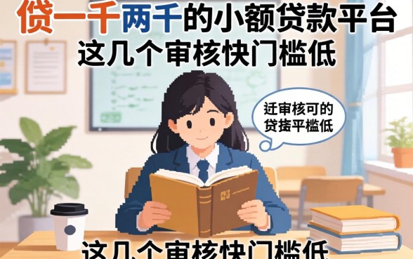 急需借一千两千的小额贷款平台，这几个审核快门槛低