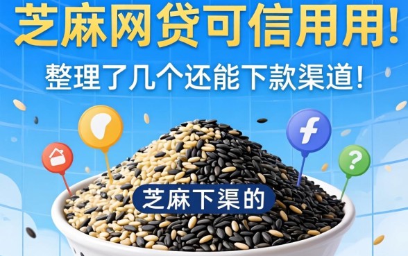 芝麻网贷可信用用：整理了几个还能下款的渠道