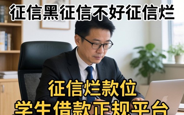揭秘征信黑征信不好征信烂学生借款的正规平台