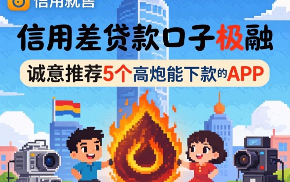 信用差贷款口子极融，诚意推荐5个高炮能下款的app