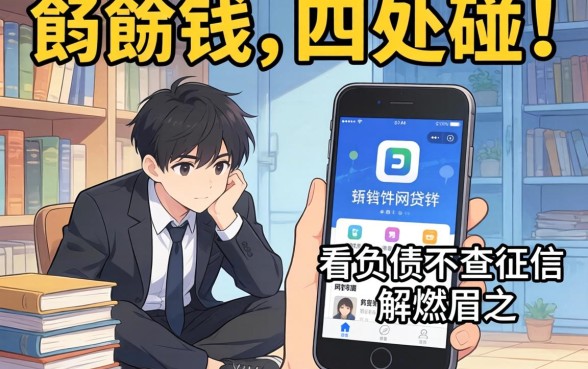 急需用钱却四处碰壁？有哪些不看负债不查征信的网贷软件能解燃眉之急？