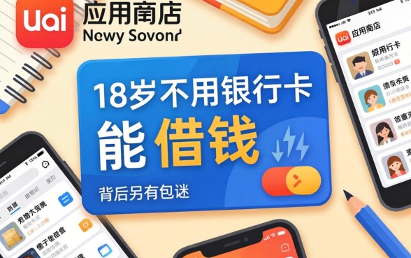 我翻遍了应用商店，发现那些宣称18岁不用银行卡能借钱的app背后另有玄机