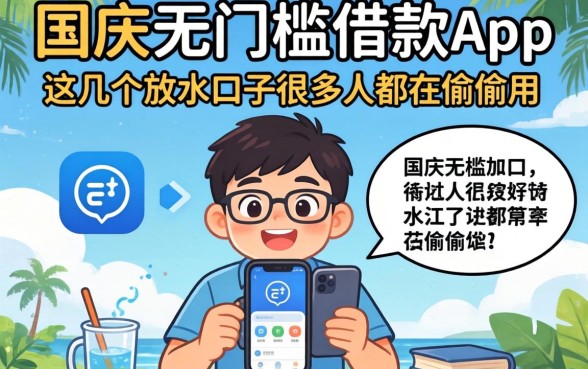 国庆无门槛借款app:这几个放水口子很多人都在偷偷用