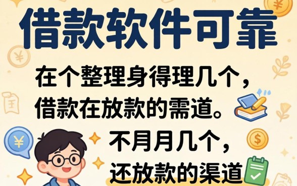 有什么可以借款的软件可靠？整理了几个还在放款的渠道