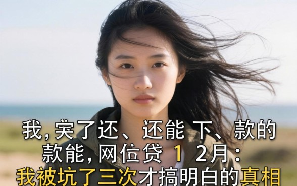 风控了还能下款的网贷202612月：我被坑了三次才搞明白的真相