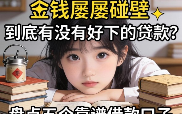 急需用钱却屡屡碰壁?到底有没有好下的贷款?盘点五个靠谱借款口子