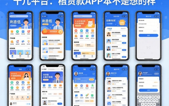 我试了十几个平台，发现利息低的贷款app根本不是你想的那样