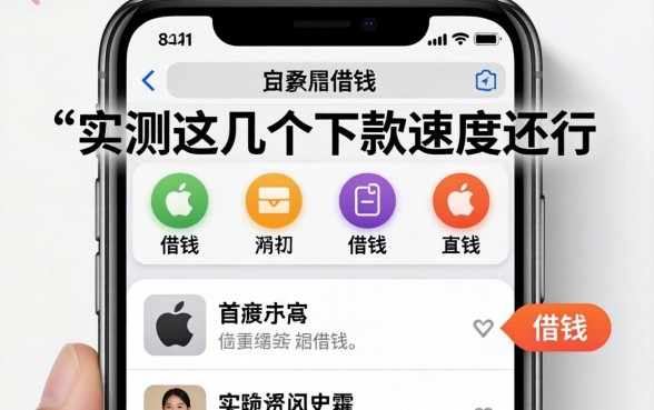 适合苹果手机能借钱,实测这几个下款速度还行