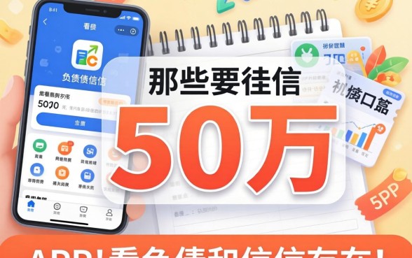 我借了50万，那些不看负债和征信的app真的存在吗