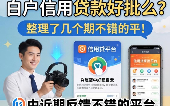白户信用贷款好批么？整理了几个近期反馈不错的平台
