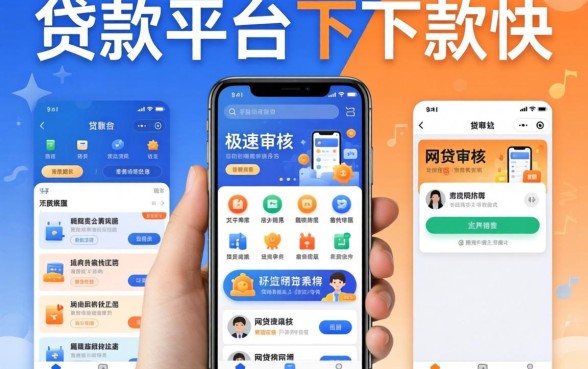 手机贷款平台下款快，概览五个极速审核的网贷软件