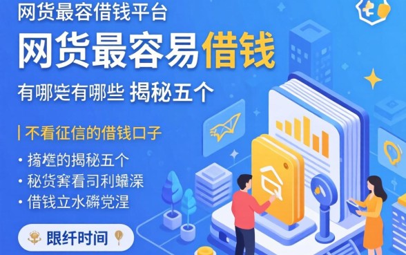 网贷最容易借钱的平台有哪些，揭秘五个不看征信的借钱口子