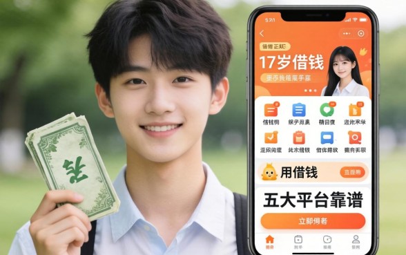 17岁急需用钱哪里借?正规17岁借钱软件有哪些?这五大平台靠谱吗?