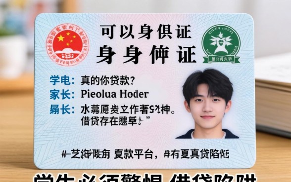 未成年身份证可以贷款的平台真的存在吗?家长和学生必须警惕的借贷陷阱