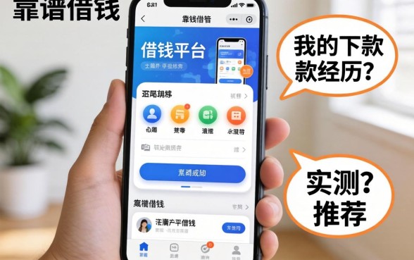 手机上有哪些靠谱的借钱平台？分享我的下款经历和实测推荐