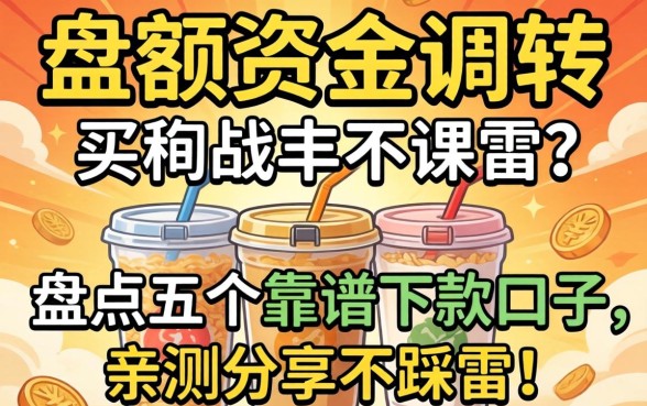 急需大额资金周转?盘点五个靠谱下款口子,亲测分享不踩雷!