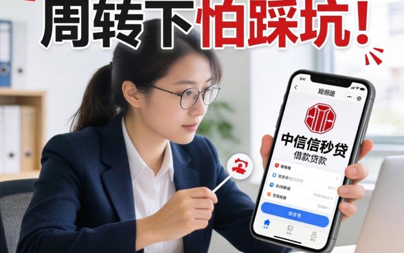 急需周转却怕踩坑?哪里有类似中信信秒贷借款app下载一样安全的贷款平台?