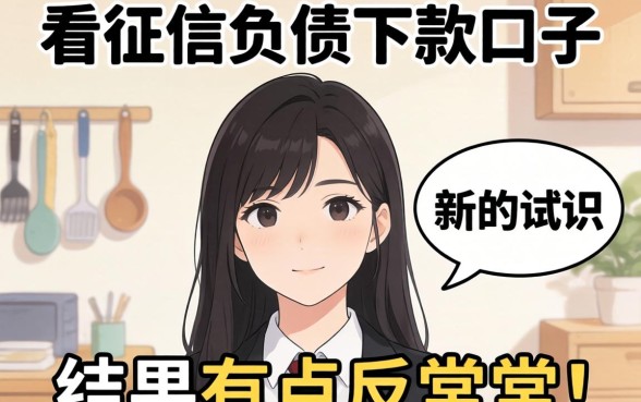 我试了那些不看征信负债下款的口子，结果有点反常识
