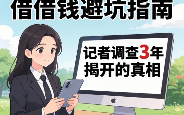网上借钱避坑指南：记者调查3年，揭开的真相
