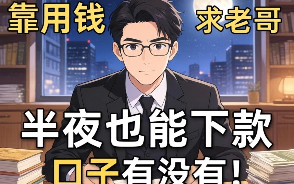 急用钱！半夜也能下款的口子有没有？求老哥推荐几个靠谱的！